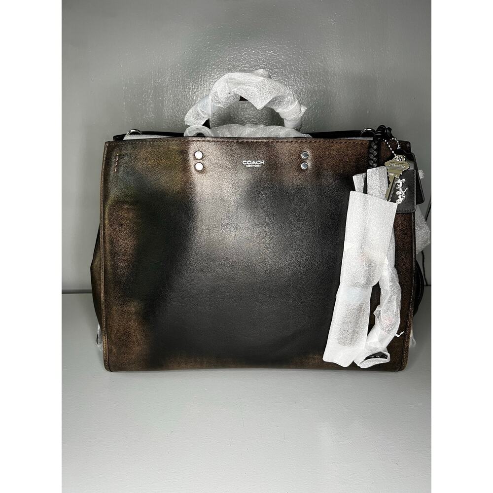 Coach Loved Leather Rogue 40 With Charms - Picture 6 of 15